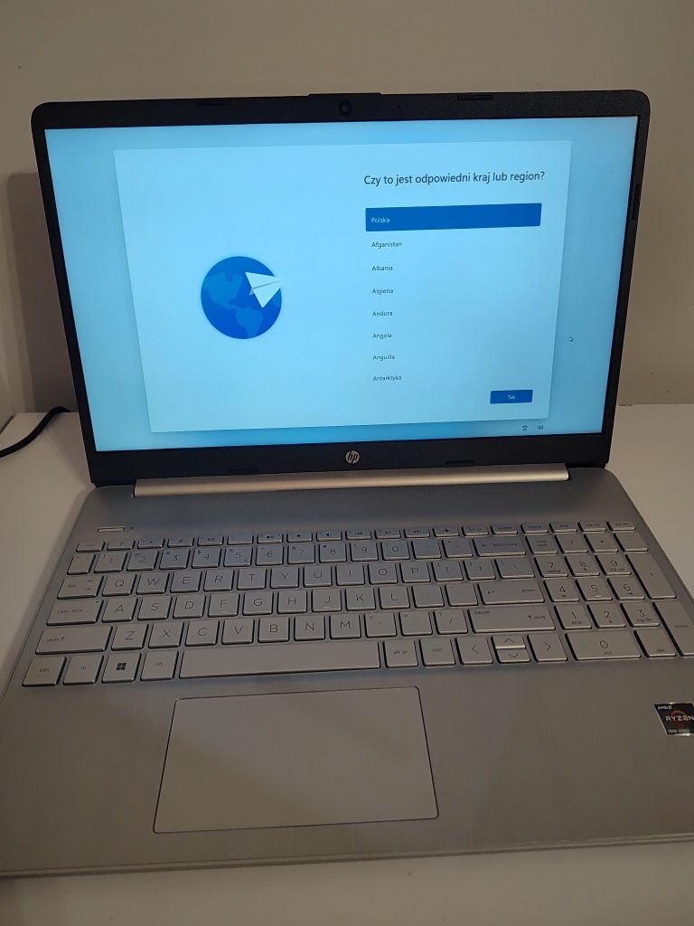 Laptop hp 15s eq2415nw ryzen 3 5300u