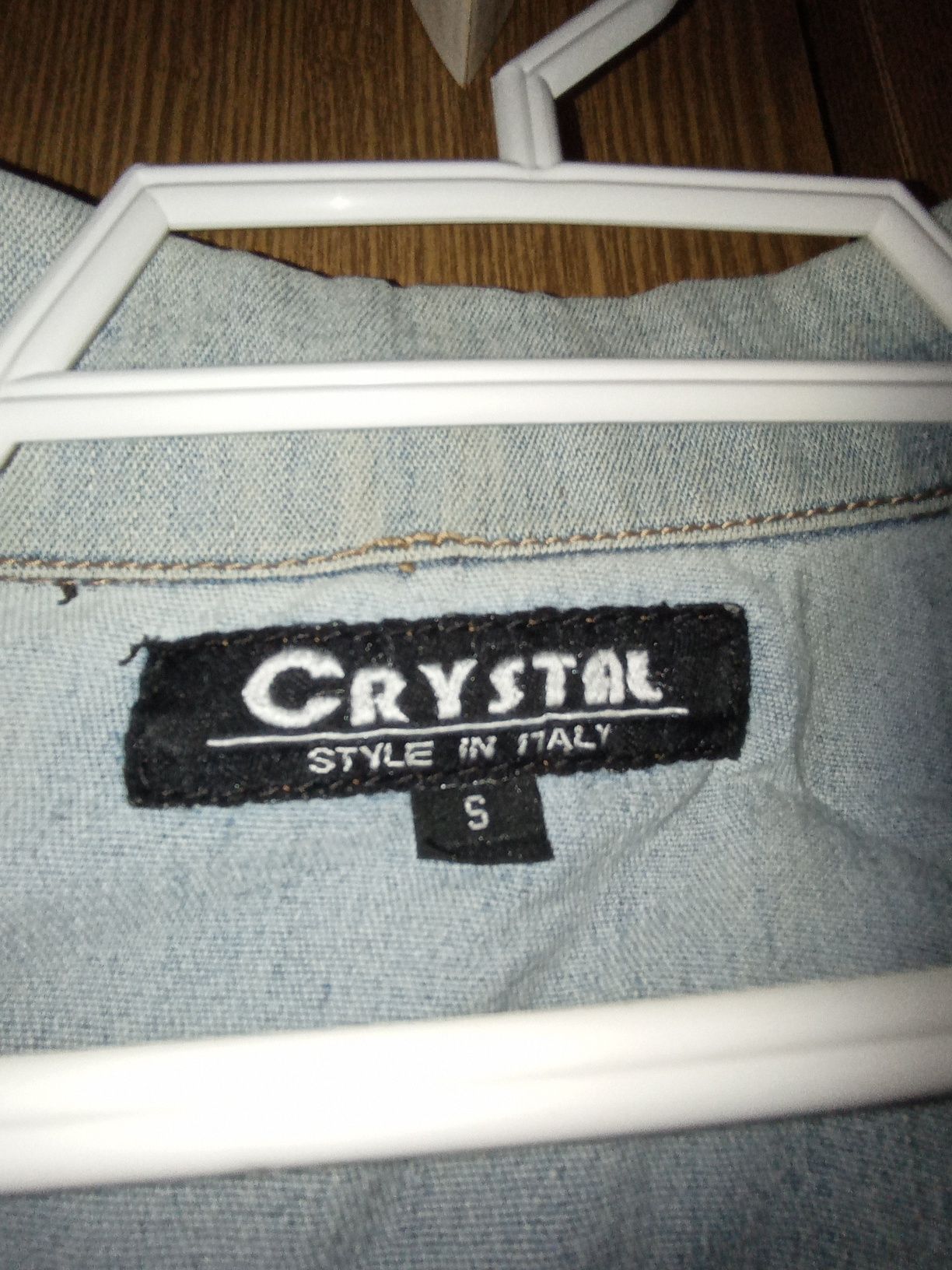 джинсова куртка Crystal