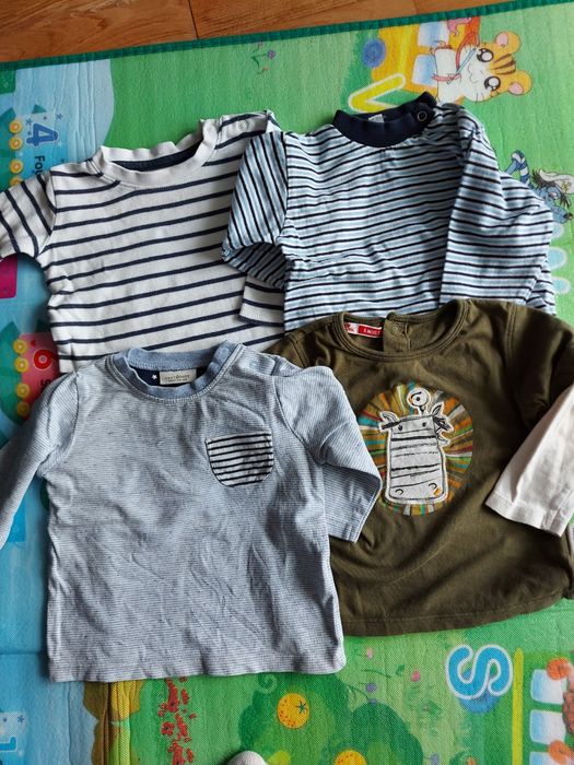 Zestaw bluzki 2 szt + 2 gratis  rozmiar 68