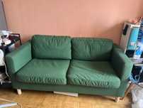 Kanapa sofa IKEA Parup dwuosobowa zielona