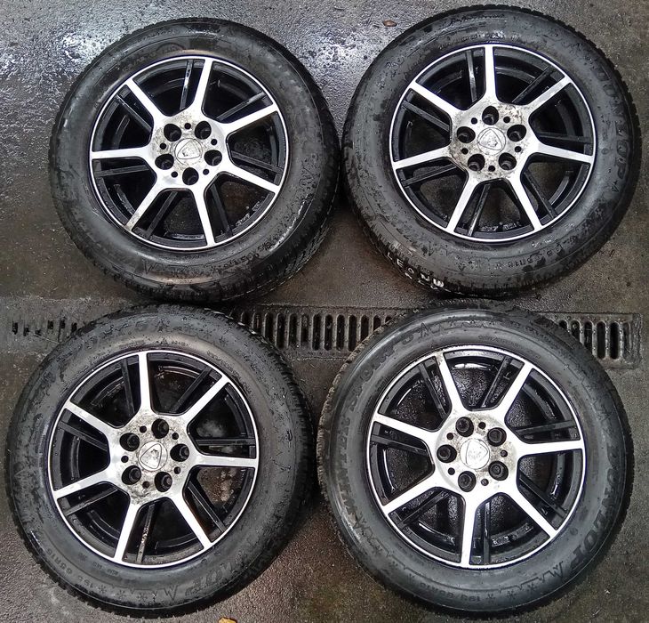 koła zimowe felgi aluminio opony 195/65 R15 seat audi volkswagen skoda