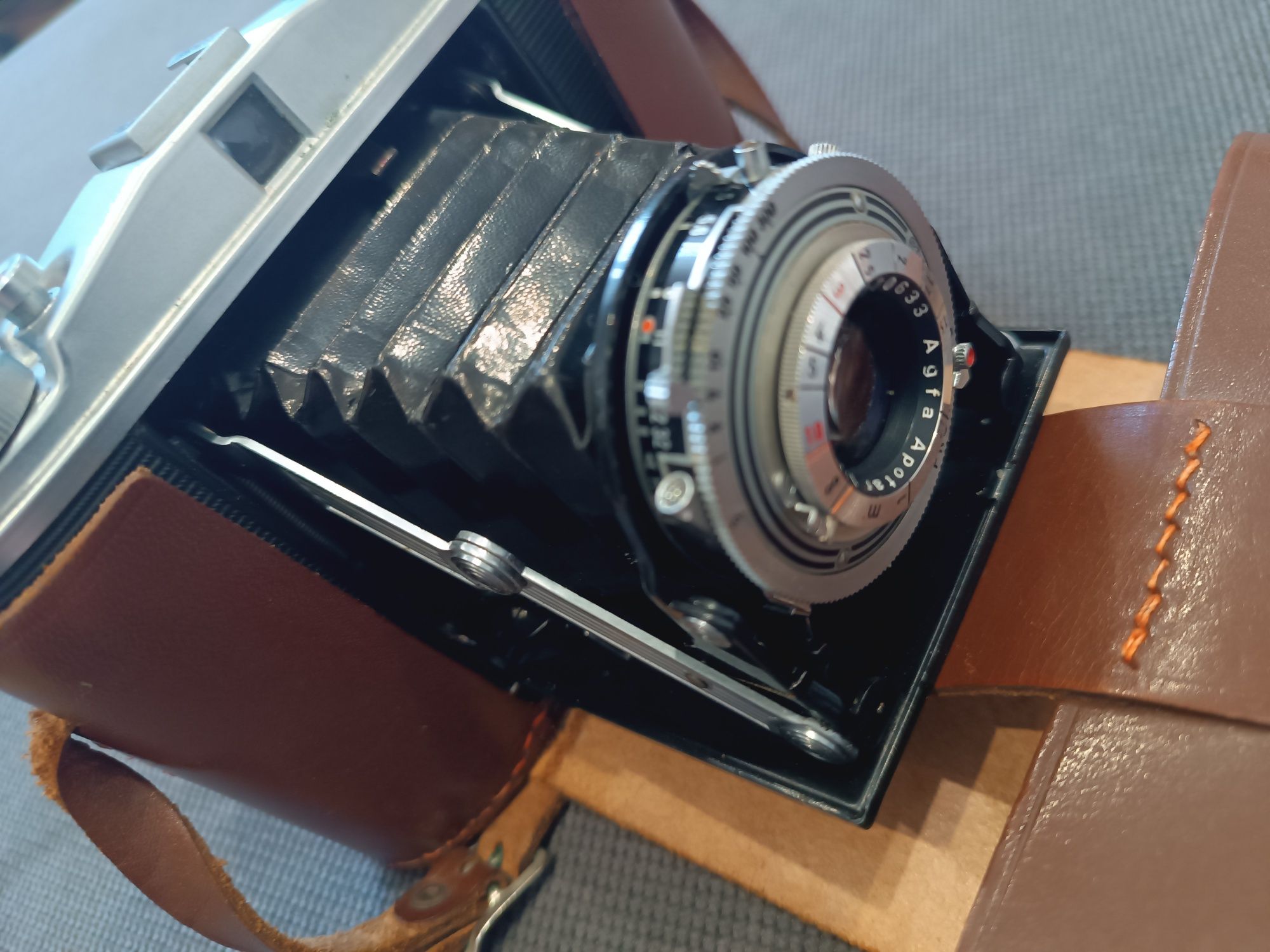 Agfa Isolette II aparat średnioformatowy 6×6 z mieszkiem kolekcjonersk