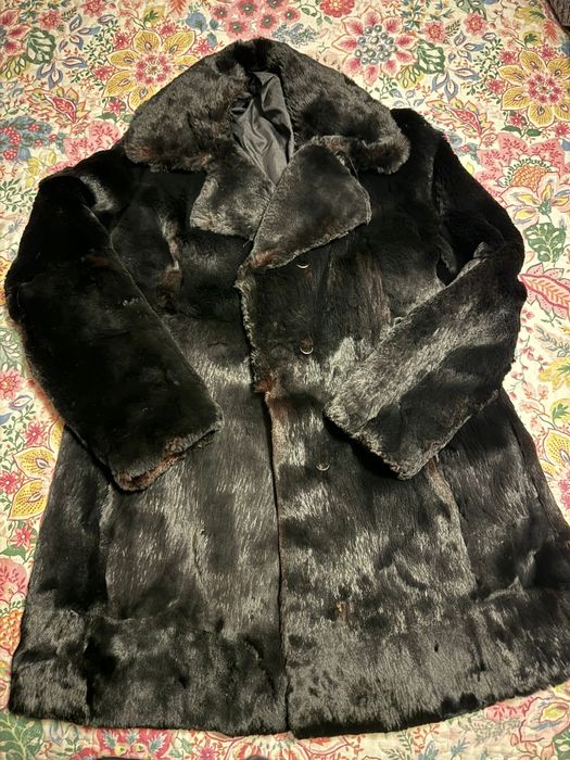 Casaco de pêlo verdadeiro muito bonito, elegante _- Marca Furope