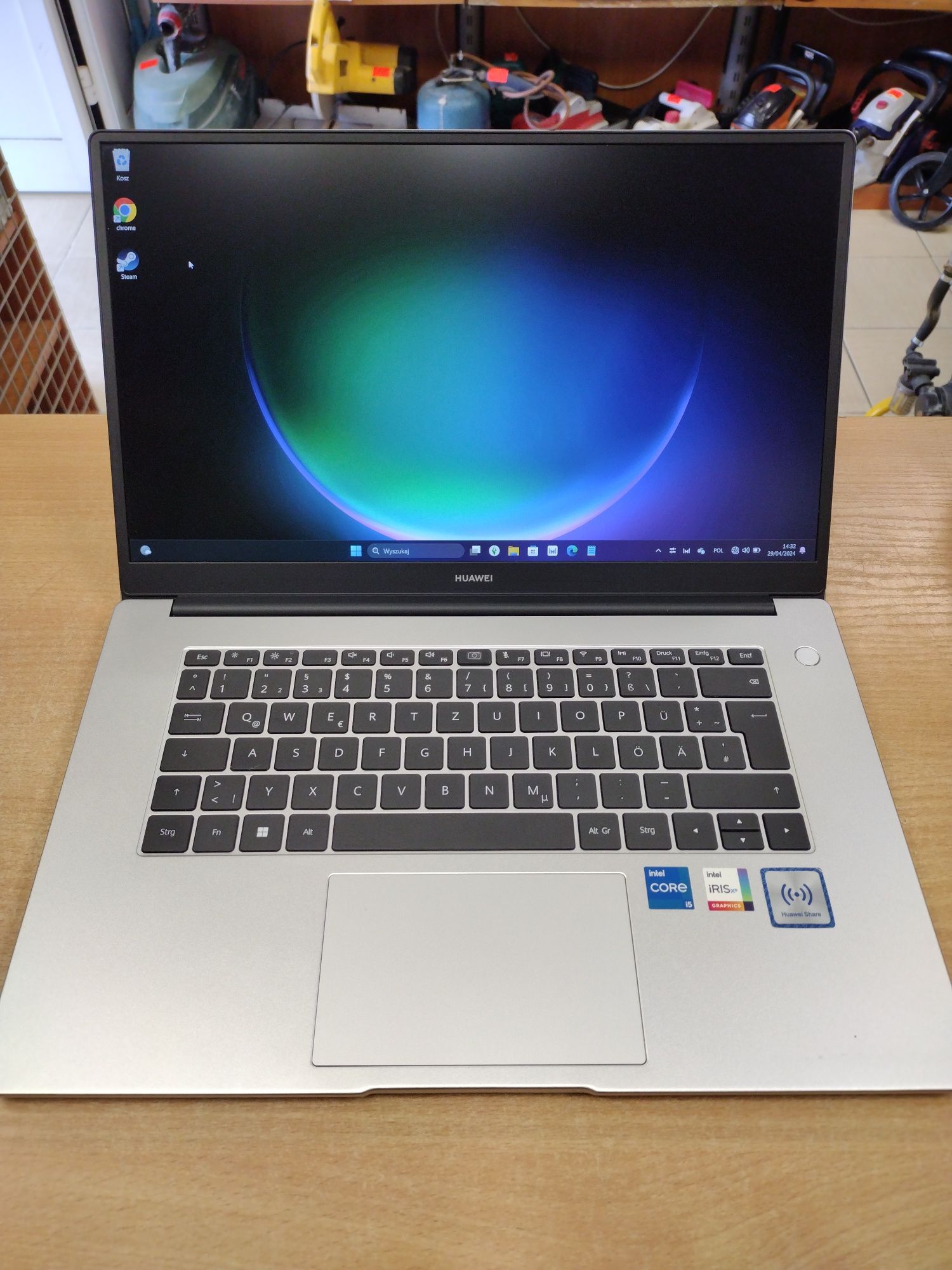 Laptop HUAWEI MateBook D 15 i5-1155G7/8GB/512 SSD/Win11 Gwarancja