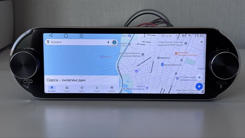 1din універсальна android магнитола.4/64,8 ядер,QLED дисплей,4G