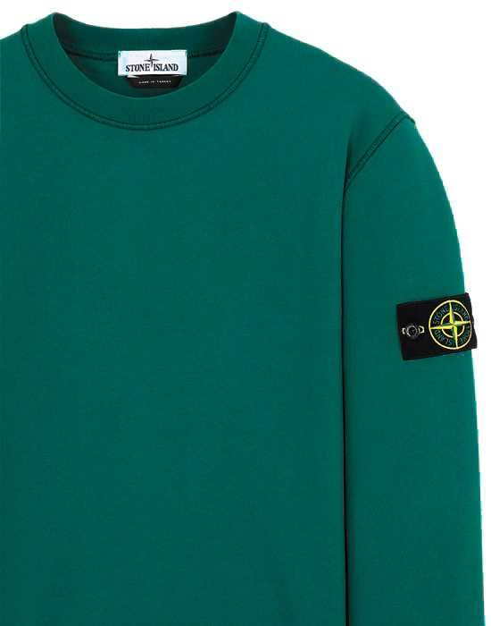 Світшот STONE ISLAND 63051 Classic Sweatshirt Green SI0137-GN