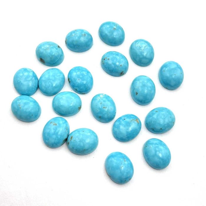 Кольцо из серебра 925 пробы с натуральной бирюзой, размер 18