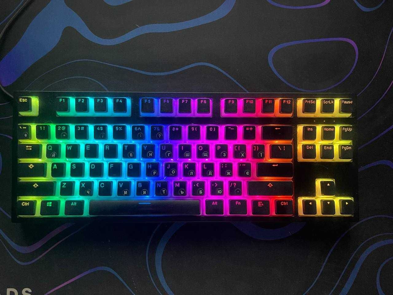 Механічна Клавіатура Dark Project One KD87A Pudding Gateron Yellow