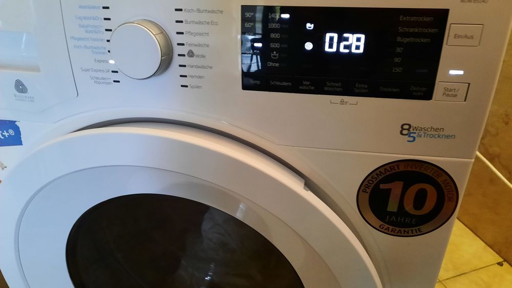 Pralka 8 kg z suszarką gwarancja