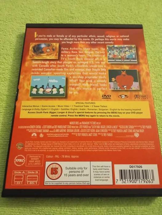 South Park Bigger Longer Uncut