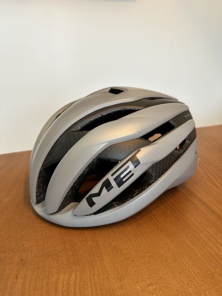 Capacete Bicicleta Estrada MET Trenta 3K Carbon MIPS - Tamanho L