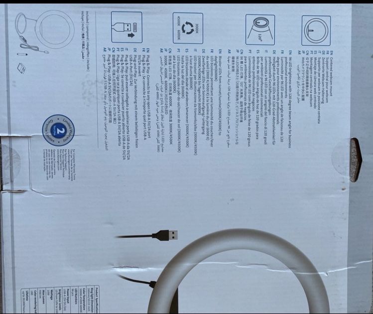 Lampa ring kensington L1000