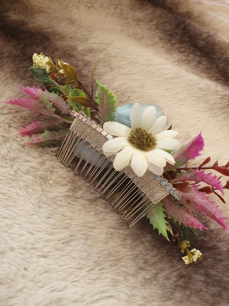 Boho grzebyczek do włosów, 15 cm