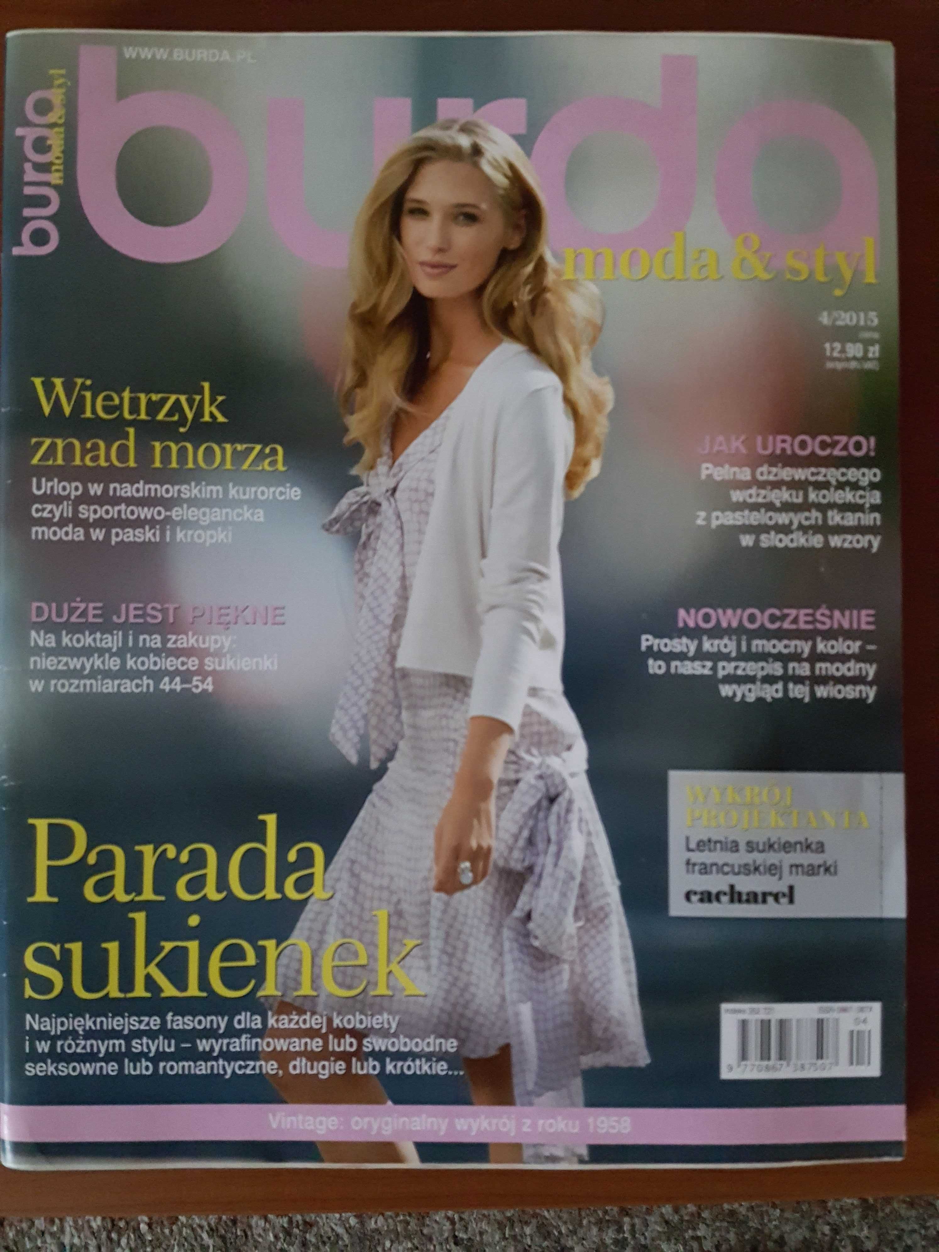 BURDA  +  WYKROJE  4/2015