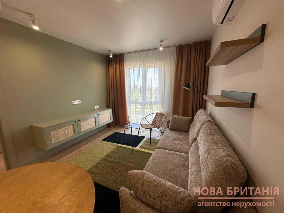 Оренда ВИДОВОЇ 1к квартири 41м2, ЖК Нова Англія, будинок Ньюкасл