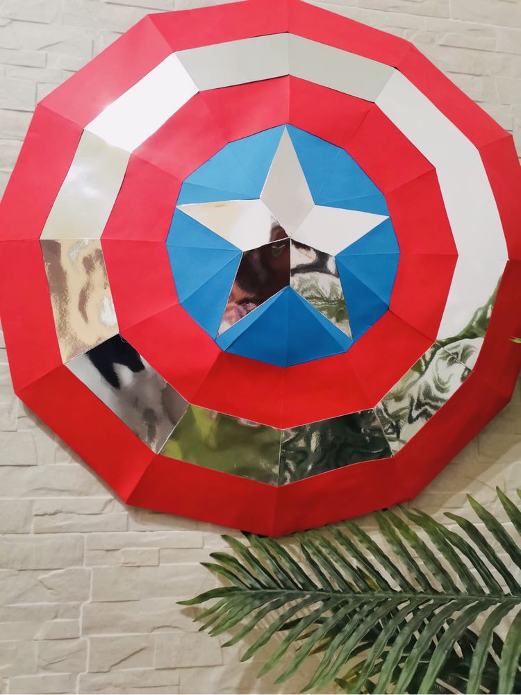 Papercraft Modelo 34 - Escudo Capitão America