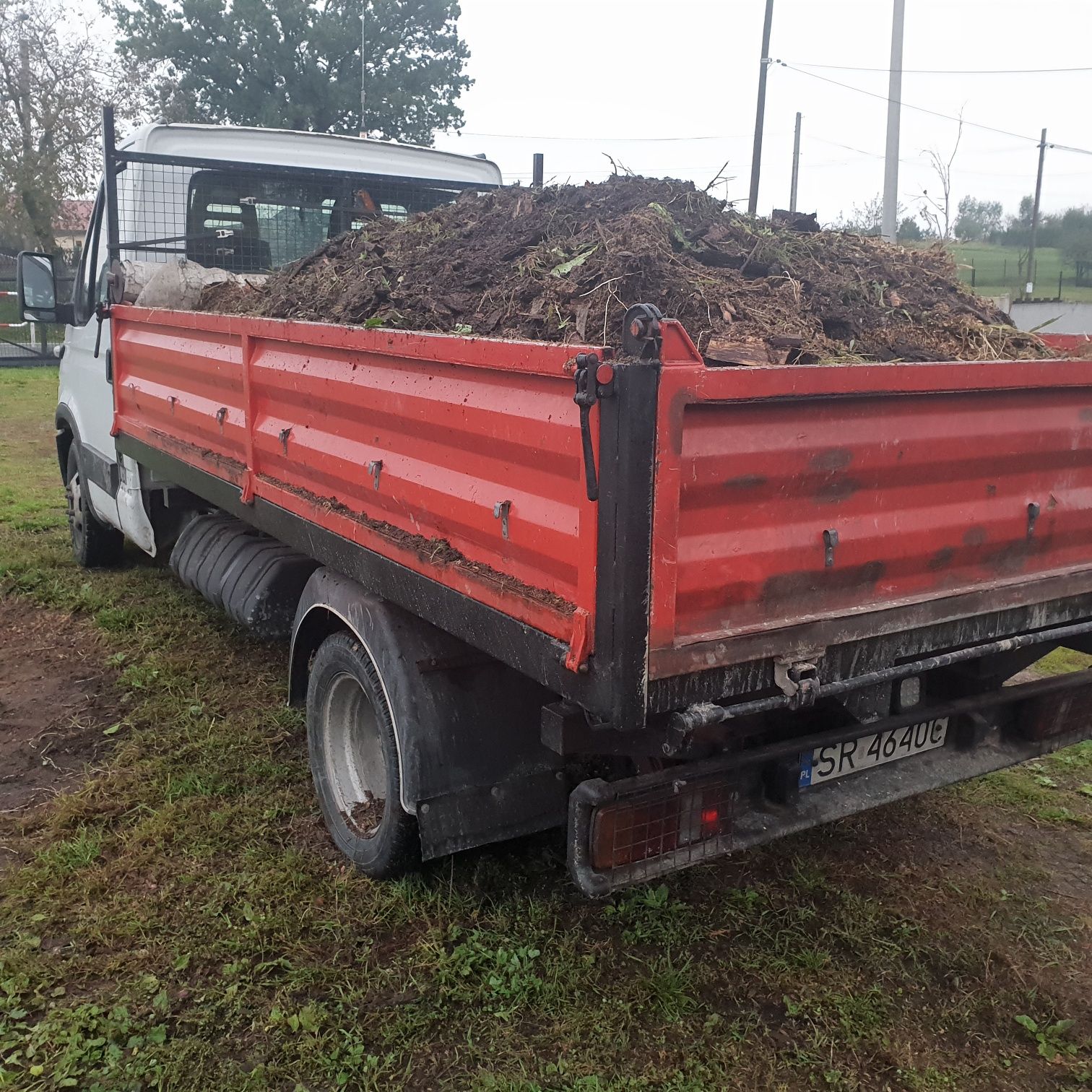 WYWÓZ  gruzu ziemi gliny uslugi minikoparka