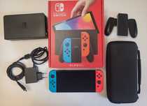 Nintendo Switch model OLED + kontroler + etui