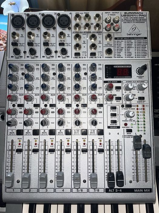 Behringer,Park,ТC,Mackie,Alesіs пульт,ревер,підсил та ін