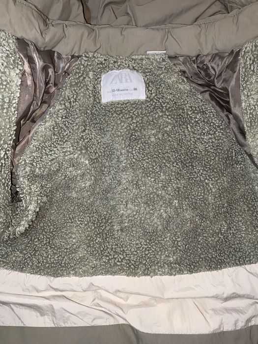 Зимова куртка пуховік Zara 80-86 штани теплі