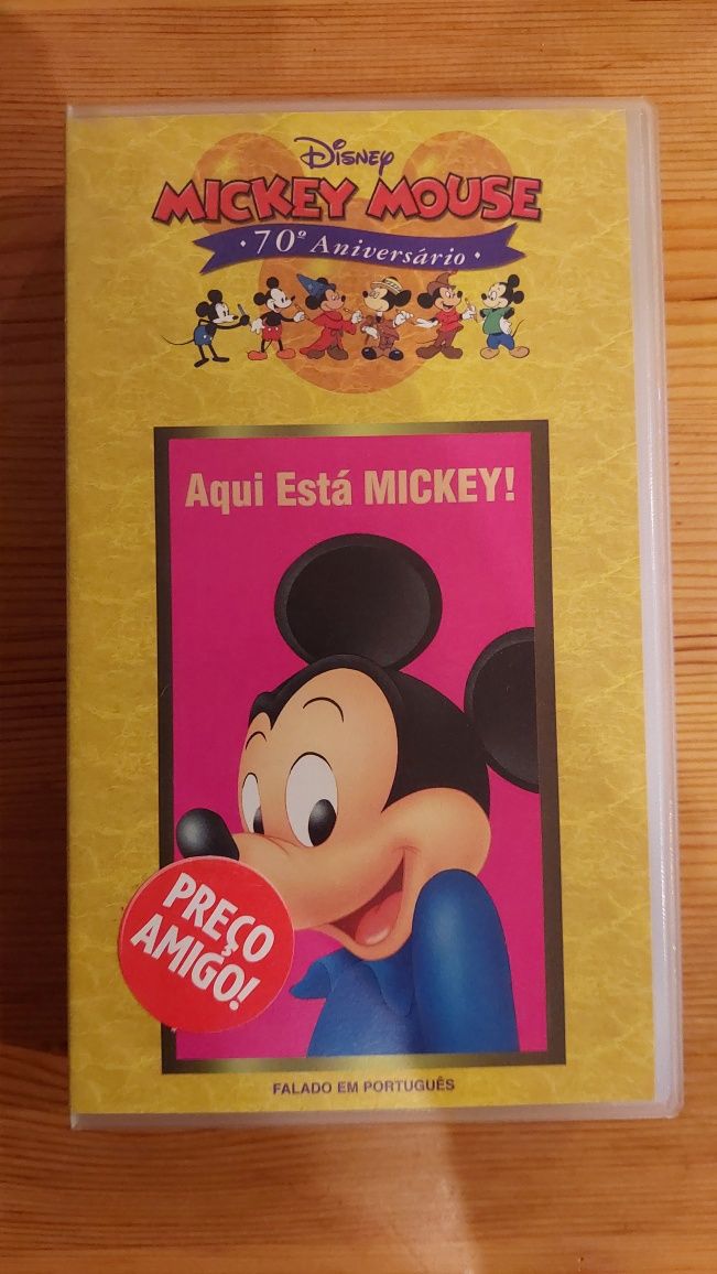 Cassetes VHS Mickey Mouse - 70º aniversário Várias