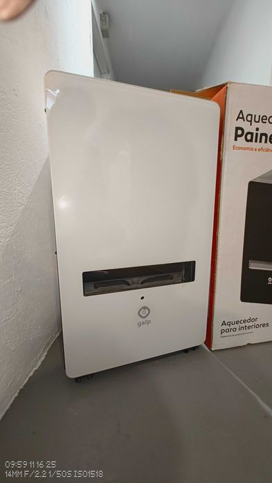 Aquecedor a Gás Chama Azul Vidro 3800w- Como Novo