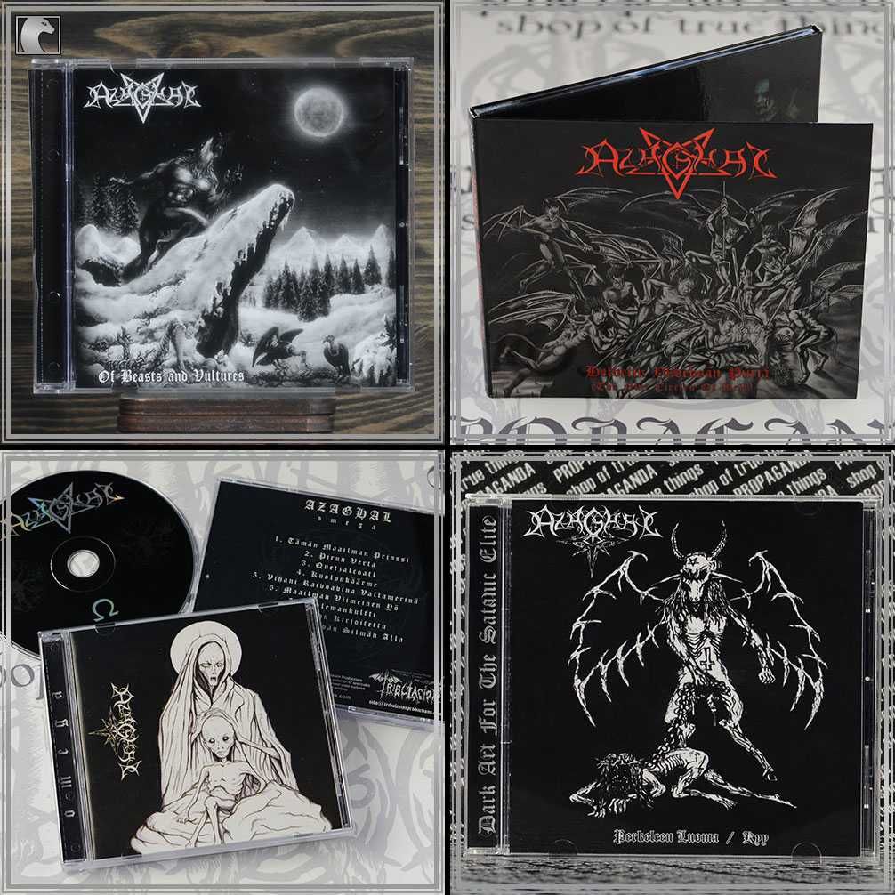 Компакт-диски Azaghal. Carpathian Forest, Deicide, Judas Iscariot...