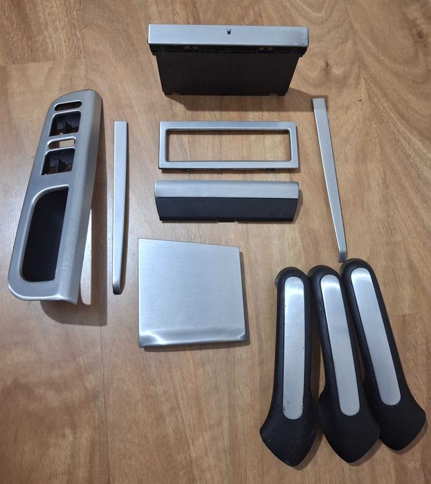 Conjunto Decoração Alumínio Escovado VW Golf IV Bora R32 GTI 25th Jubi