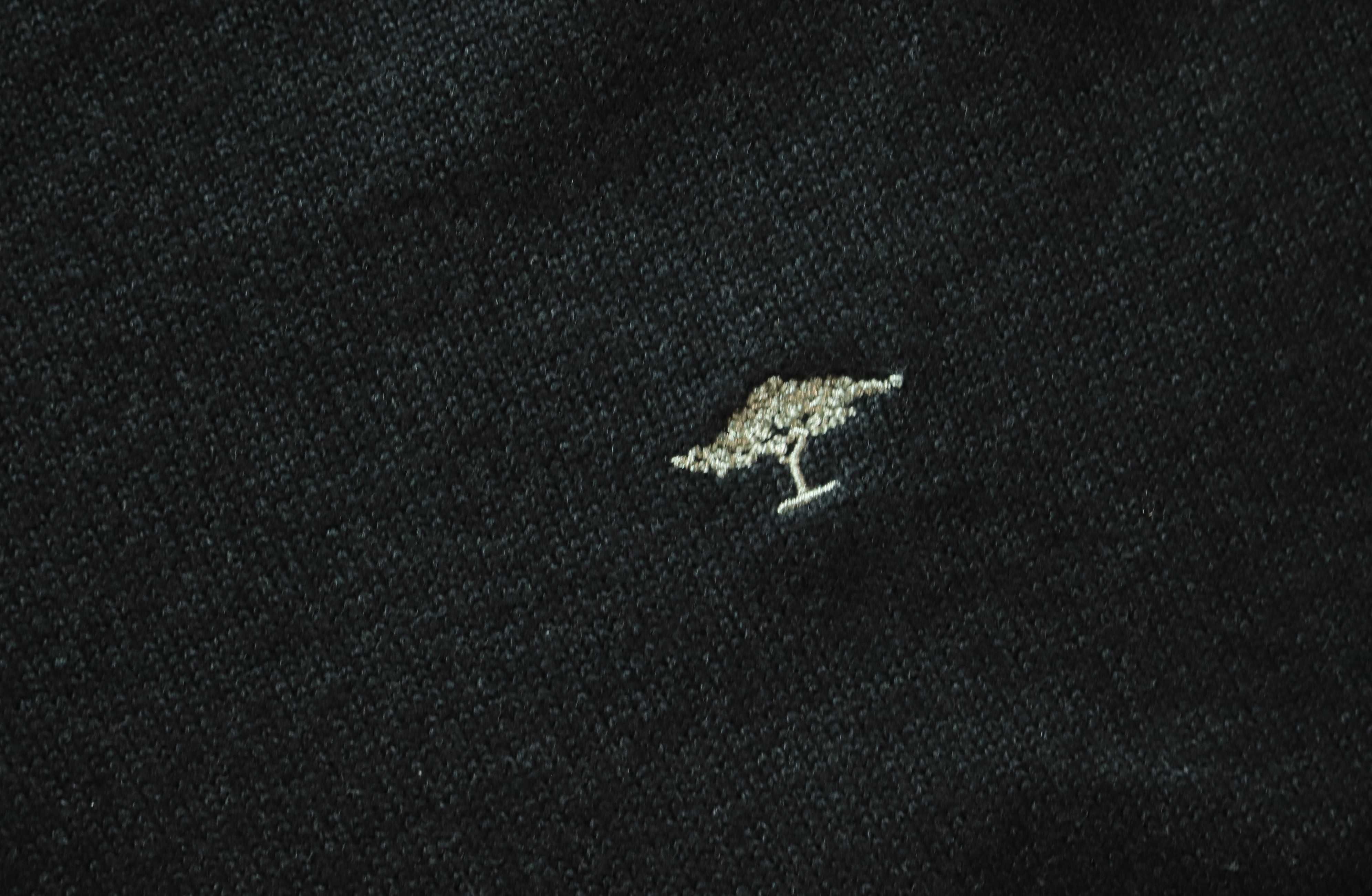Sweter Fynch-Hatton r. L ciemny bawełniany męski dł. rękaw dekolt V