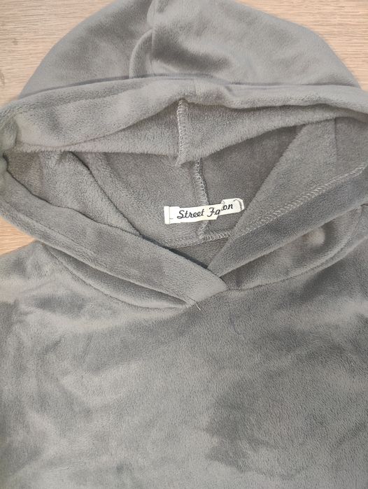 Костюм теплий велюровий теплий для двійні 116 синій сірий