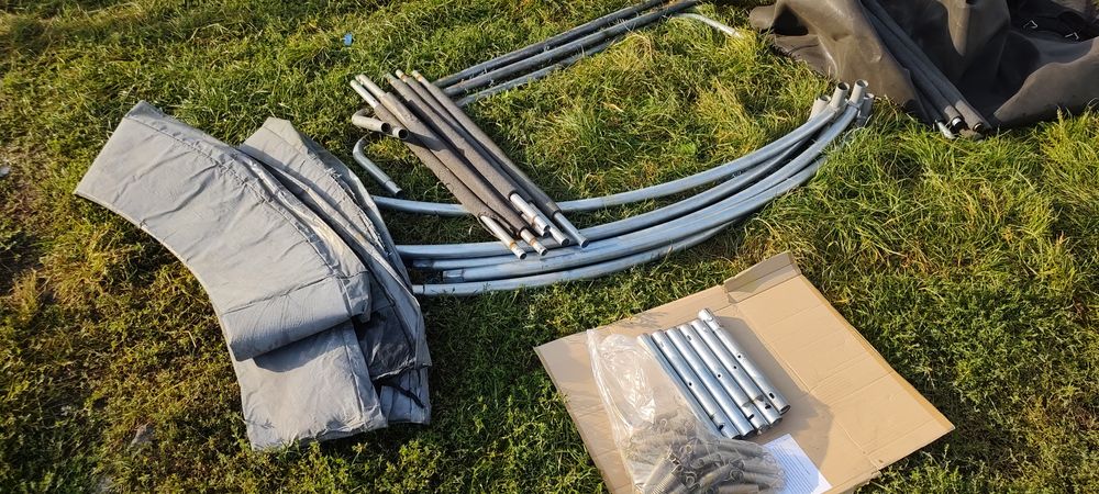 Duża Trampolina ogrodowa dla dzieci 305cm