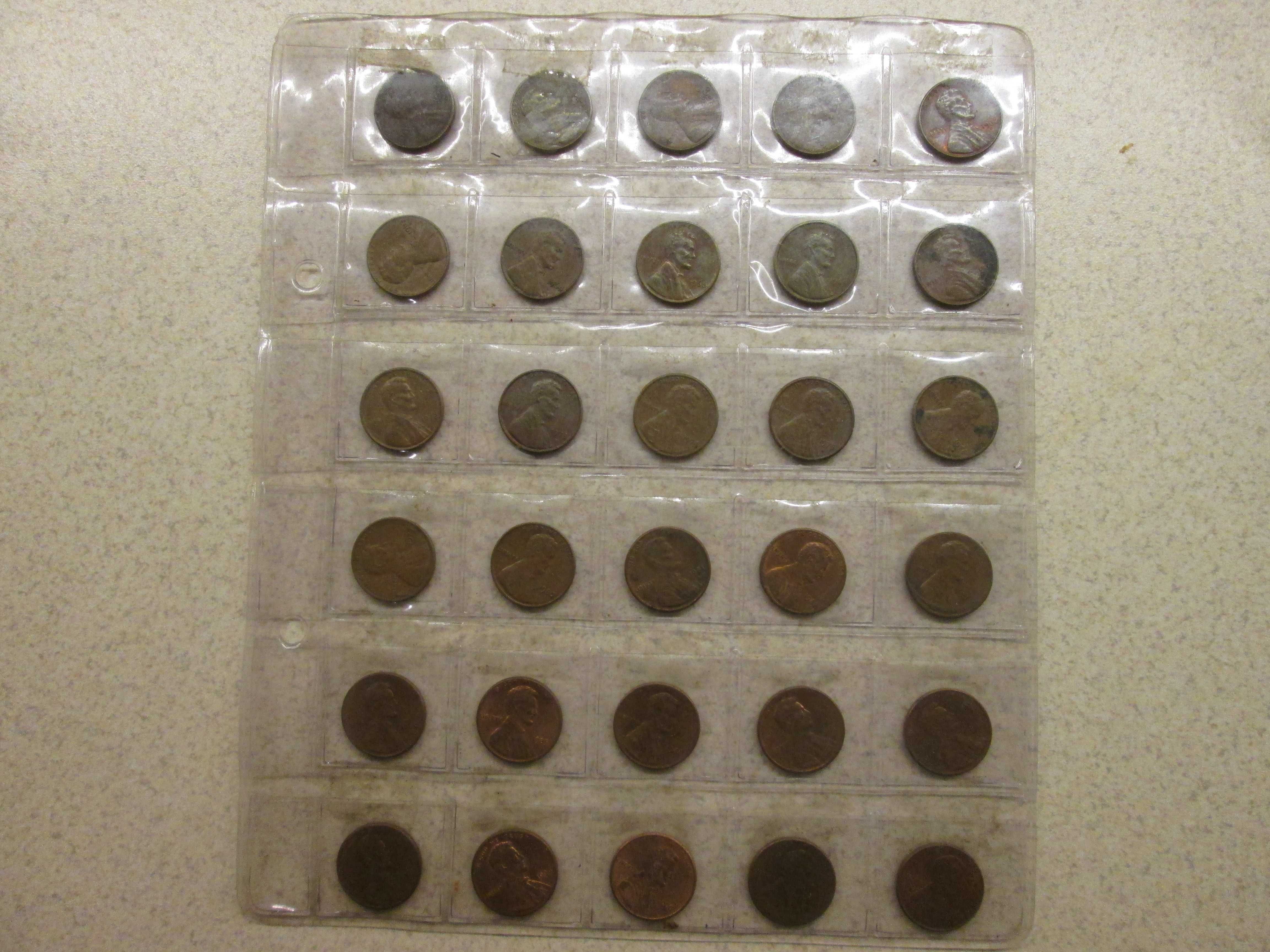 Monety 1 cent USA -30 sztuk