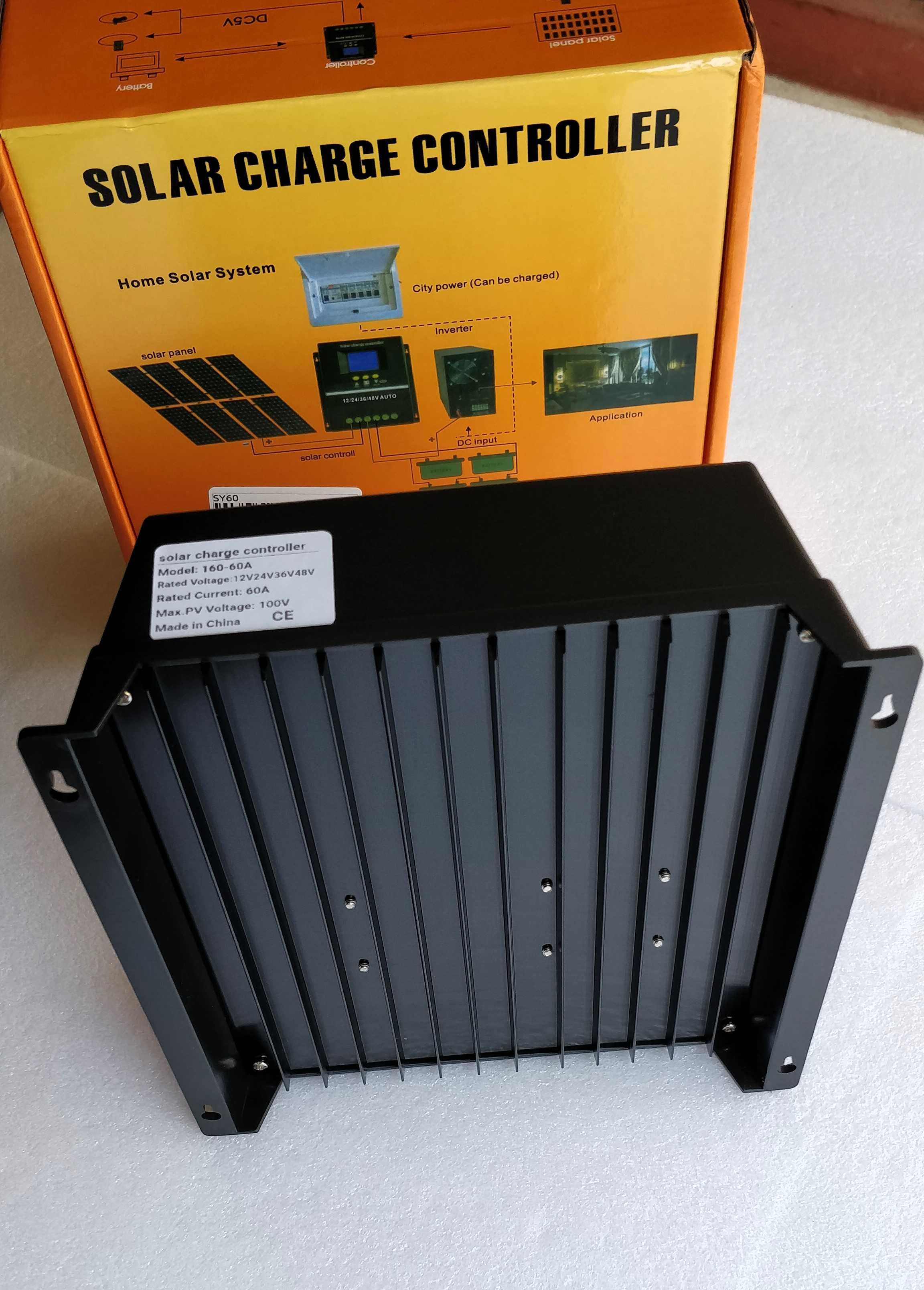 Controlador de Carga Solar MPPT C/LCD 100A * 12V / 24V / 36V / 48V
