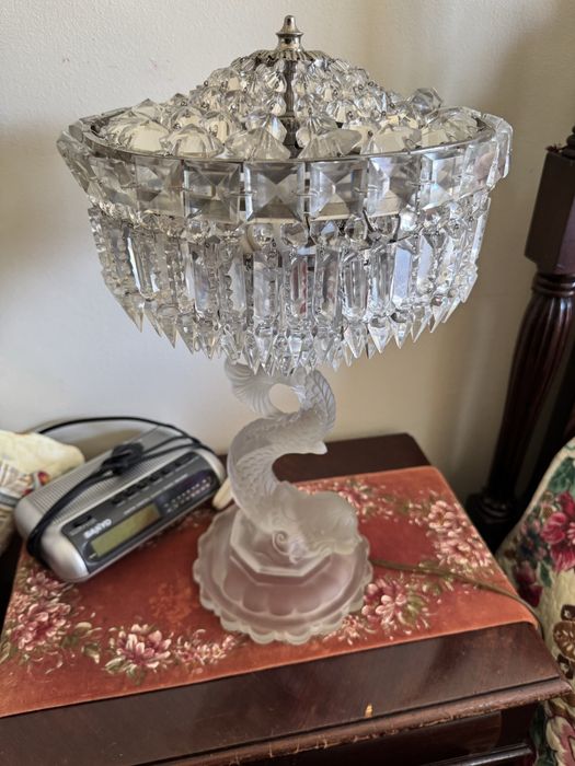 Candeeiros classicos com cristais