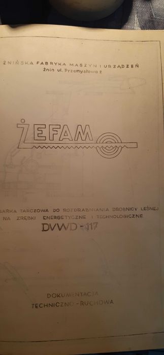 stara dtr rębarka tarczowa DVWD-117 dla kolekcjonerów prl