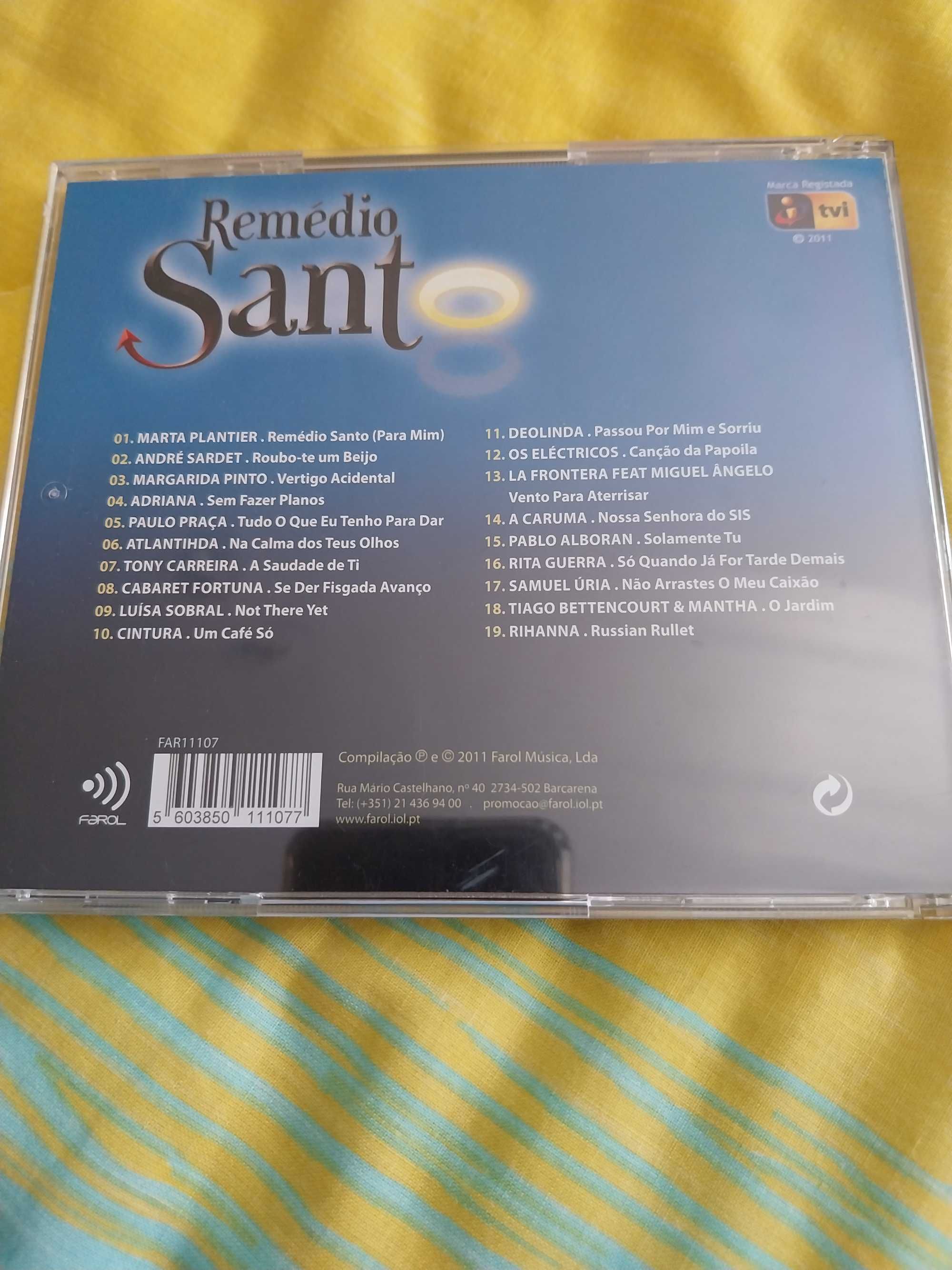 Remédio Santo - Banda sonora da novela da TVI (CD)