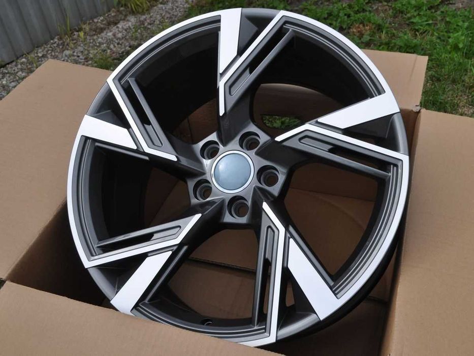 Nowe szare felgi R22 5x112 Audi Q7 SQ7 E-Tron S8 SQ5