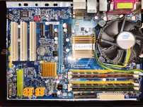 Материнська плата GA-P35-DS3L + Xeon E5450 + DDR2 8Gb.