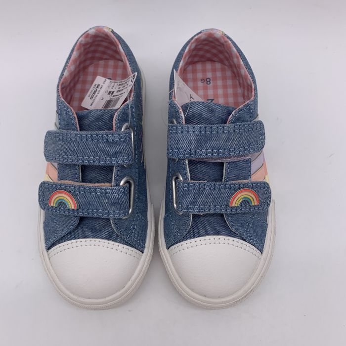 Buty dziecięce sneakersy trampki na rzepy Next kolorowe rozmiar 25,5