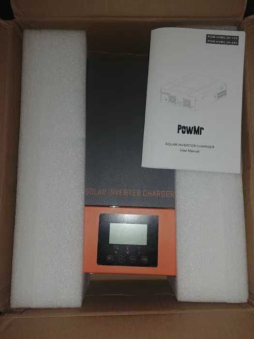 Инвертор гибридный PowMr 3 kW 24V чистая синусоида + WiFi
