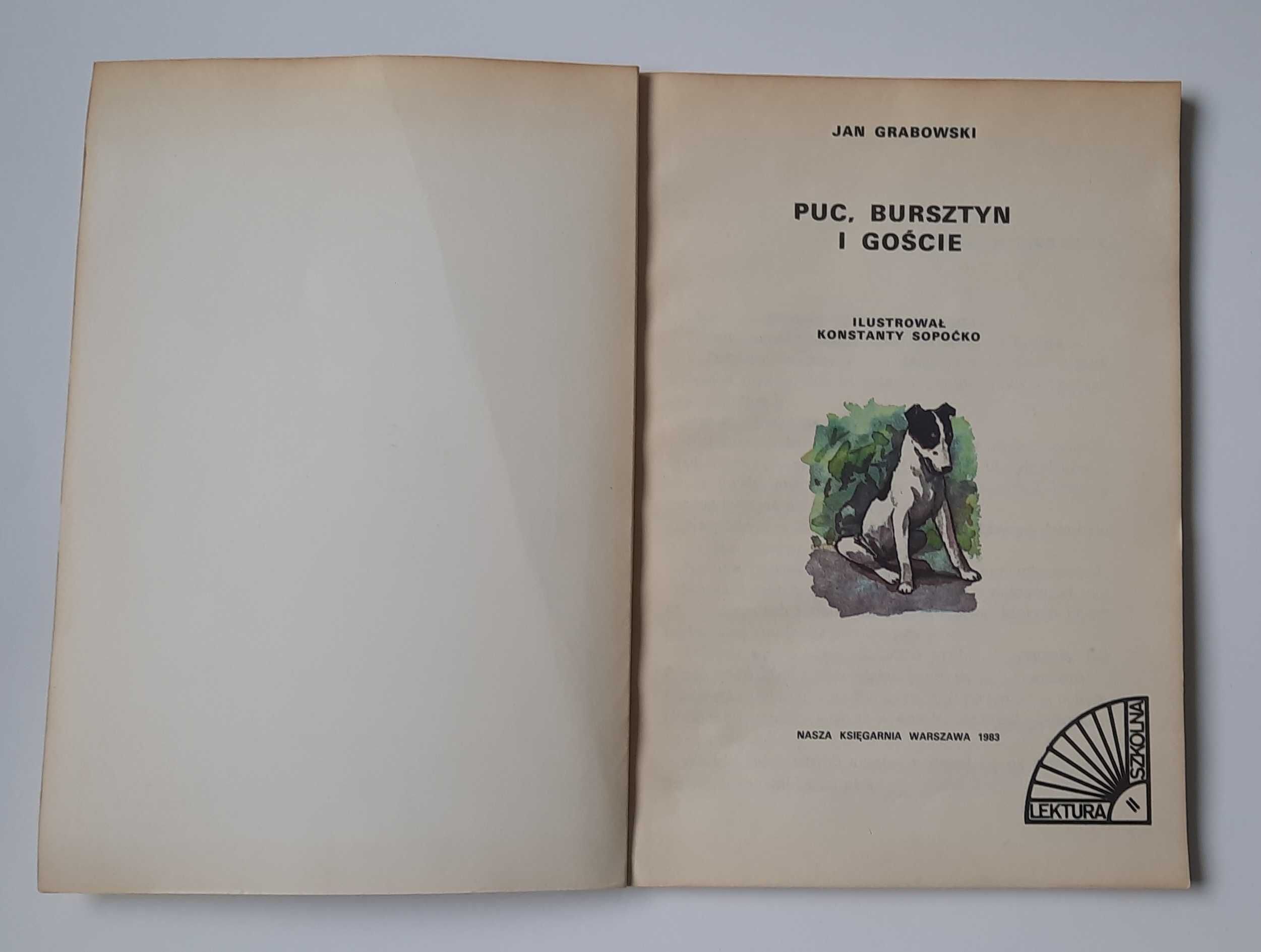 Puc, Bursztyn i goście - Jan Grabowski Nasza Księgarnia 1983