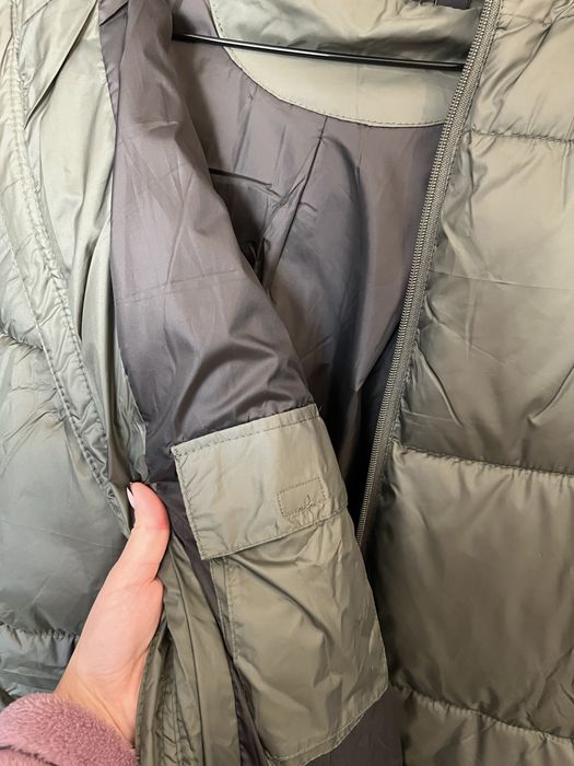 Пальто -пуховик на замку