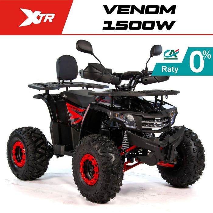 XTR Inny QUAD elektryczny 1500W XTR VENOM światła LED automat dostawa +gratisy