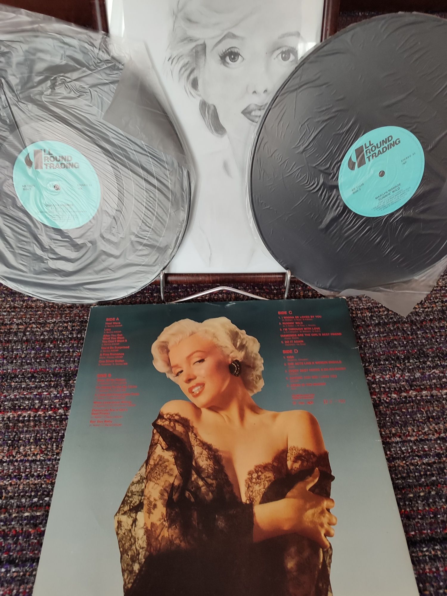 Winyle Marilyn Monroe album dwie płyty.