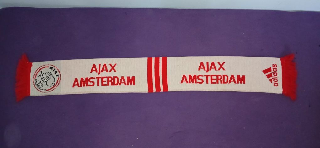 Szalik Ajax Amsterdam - Adidas - szal piłkarski, kibic