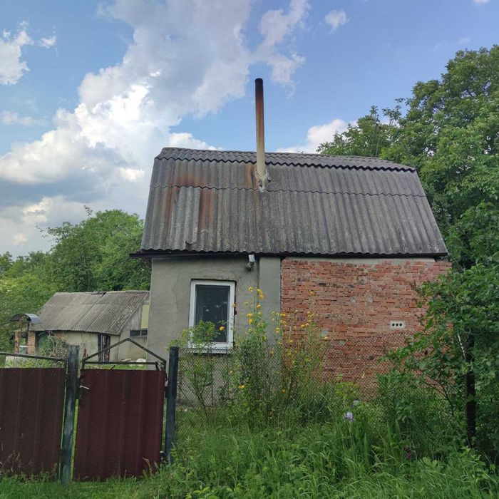 Дачний будинок із копанкою біля озера