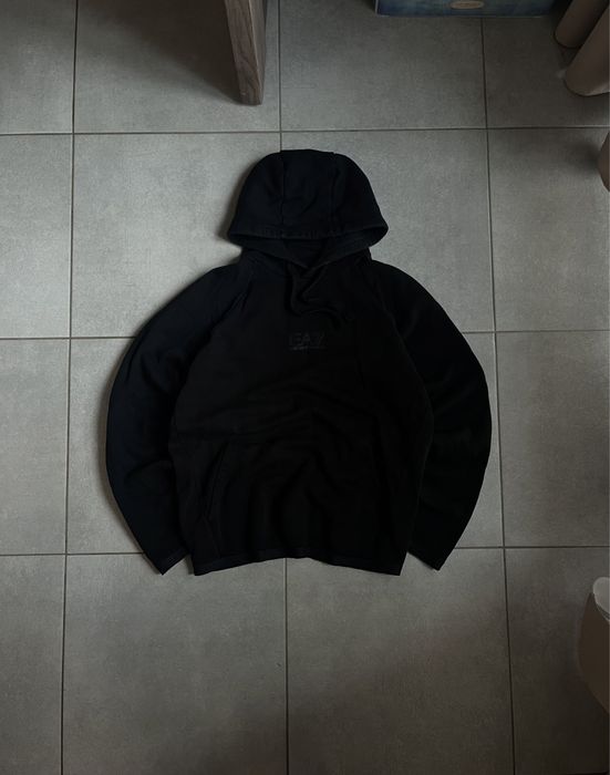 Emporio Armani big logo original black hoodie