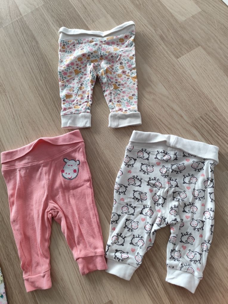 Spodnie legginsy dziewczynka rozmiar 56