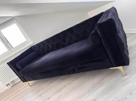 Piekna welurowa sofa