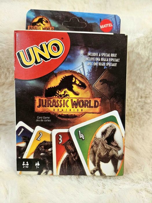 Nowe Karty UNO Jurassic World